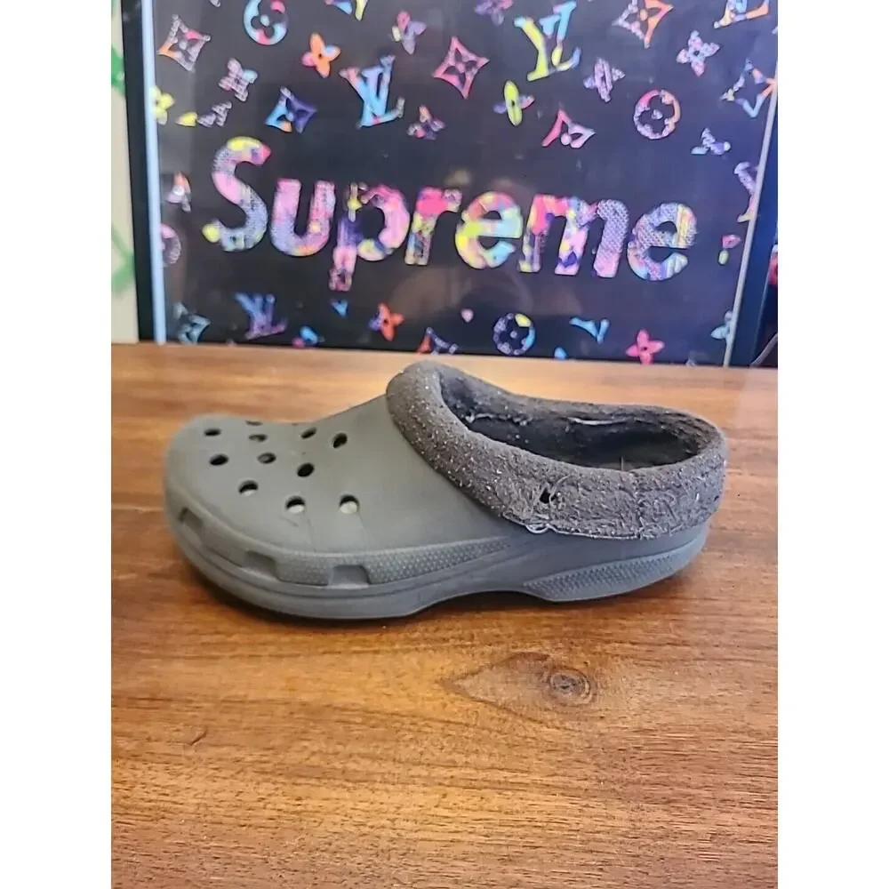 Crocs Clog Shoes Unisex Brown/ w Brown Lining Men Size 11
